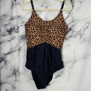 Coral Reef Swim Leopard One Piece